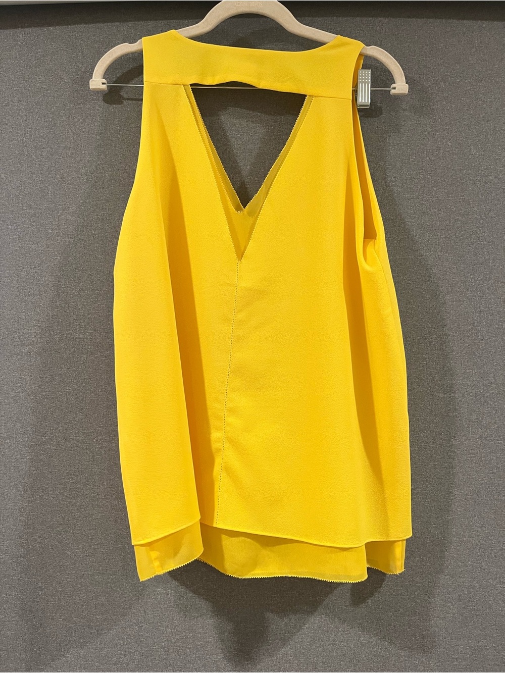 cooper & ella Bright Yellow V-Back Sleeveless Camisole